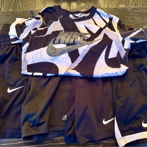 Bundle of Boy Athletic Clothing, Size Small, Nike and Adidas